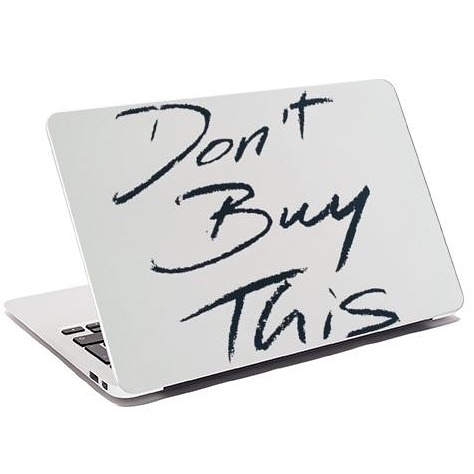 Don't Buy This Laptop Skin