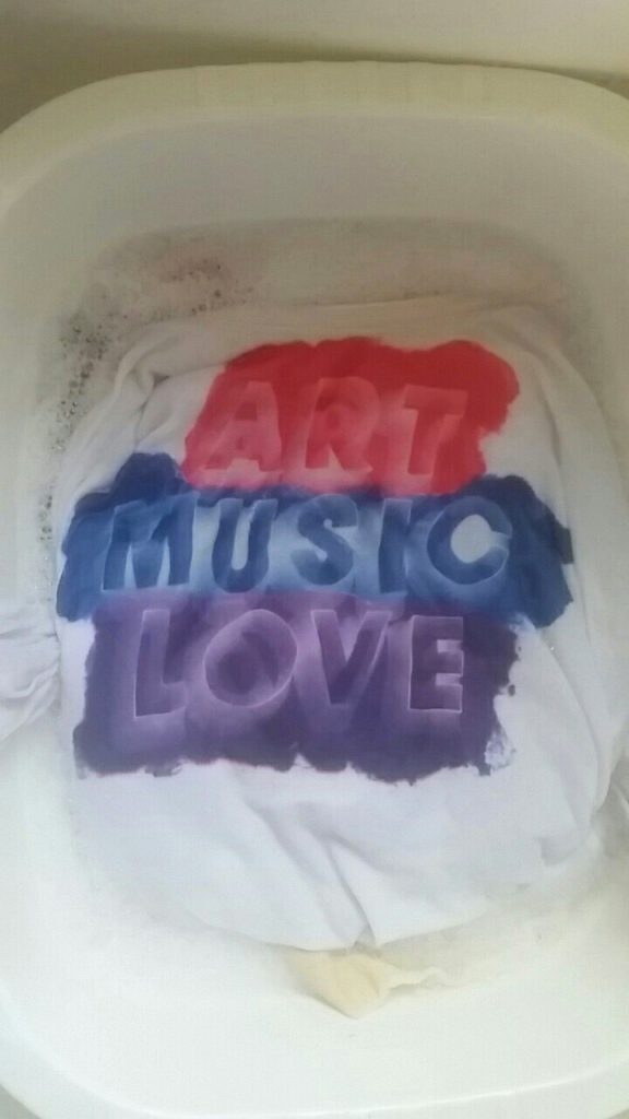 Art Music Love printed t-shirt