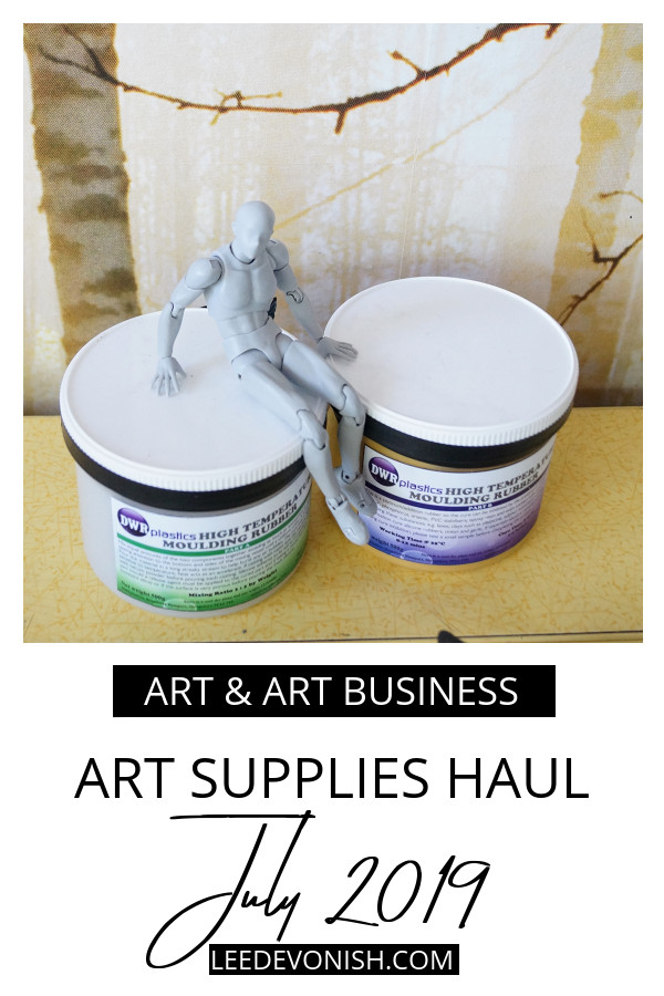 Art supplies haul July 2019