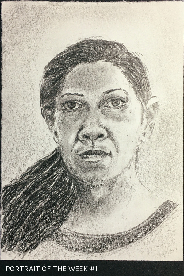 Portrait of the week #1 - Studio Notes 11/01/20 