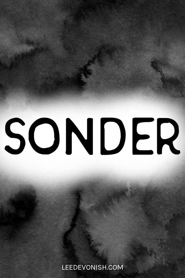 Sonder meaning and etymology