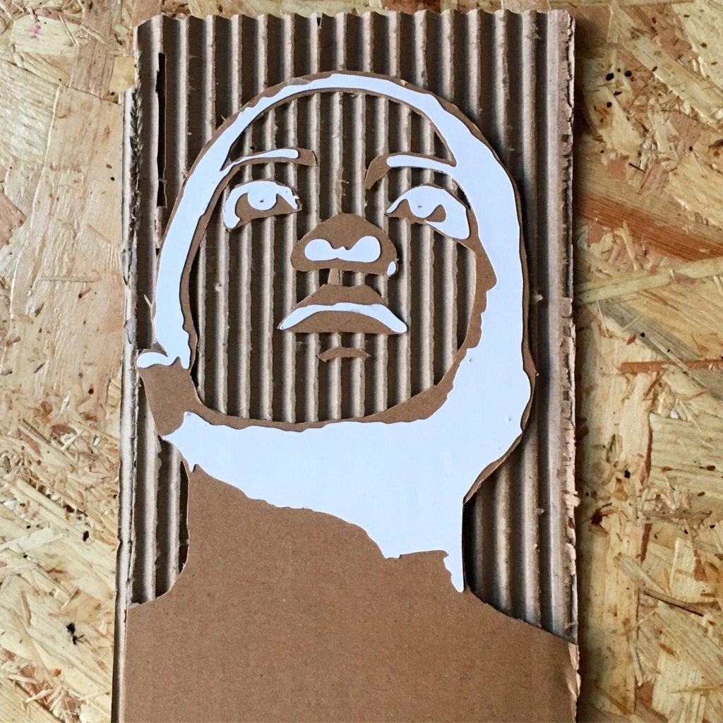 cardboard cut out portrait of the week