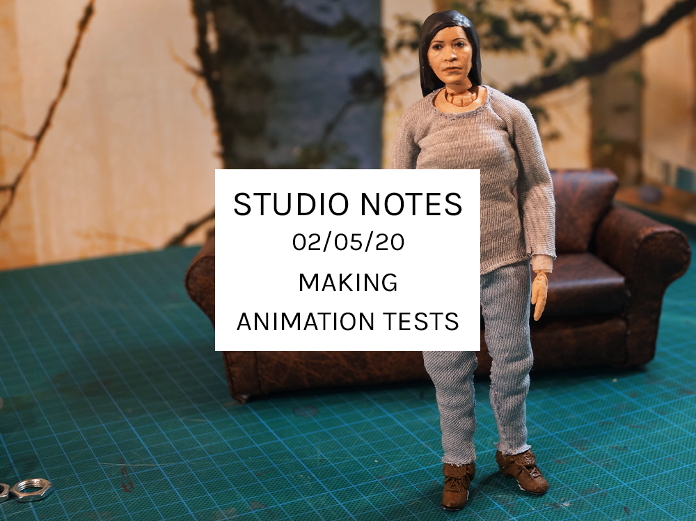 Studio Notes 02/05/20 - making animation tests