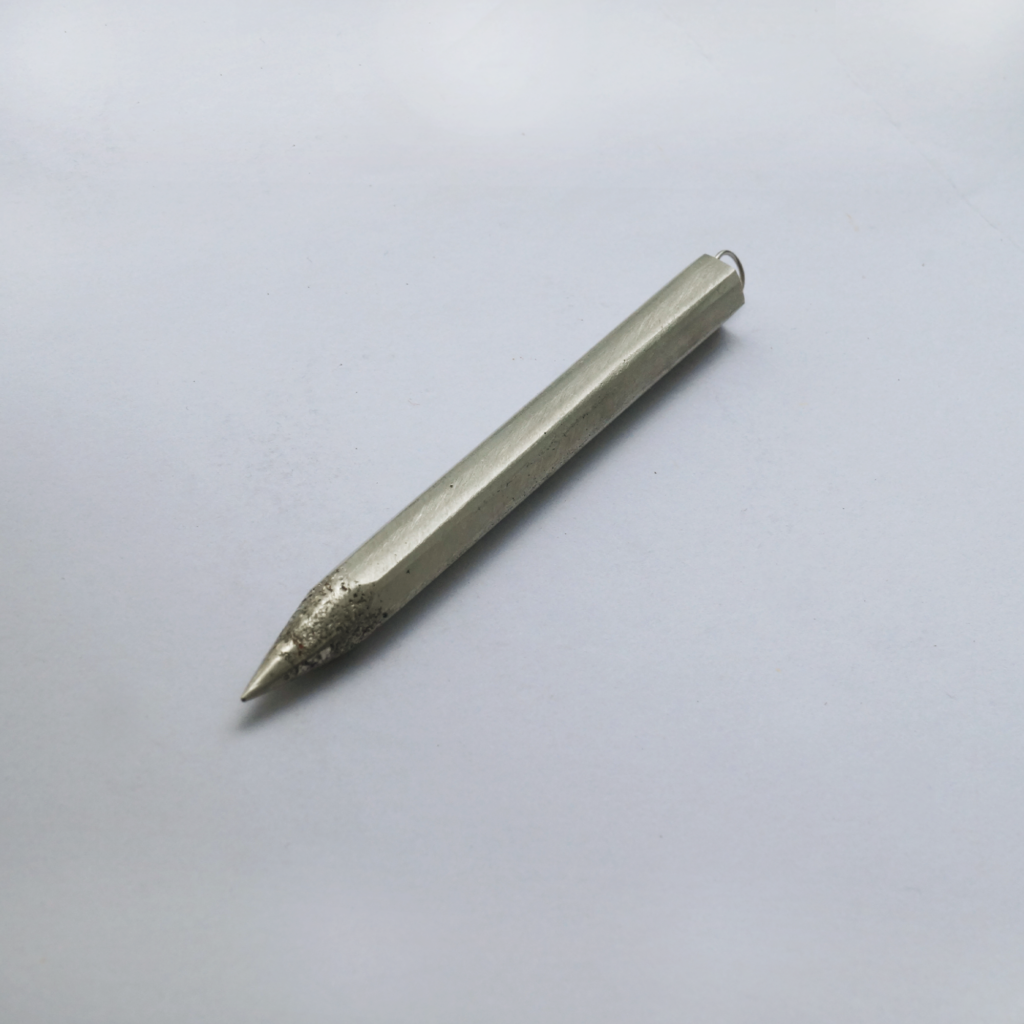pewter pencil pendant